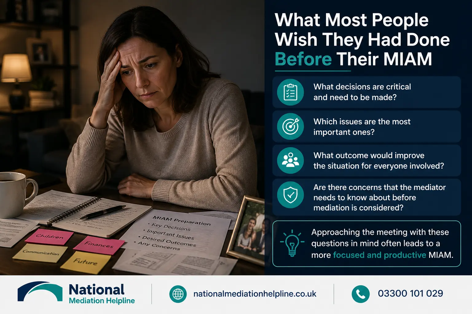 How to prepare for a miam in Hartlepool What most people miss what should they have done before miam